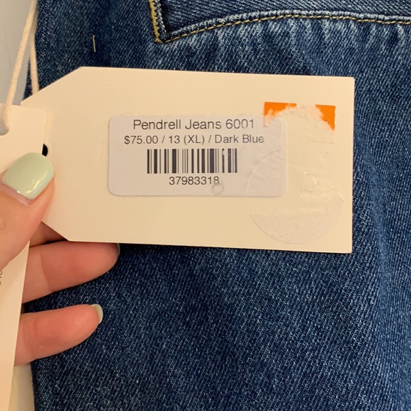 Brand new wide leg cropped jeans. - Picture 3 of 4